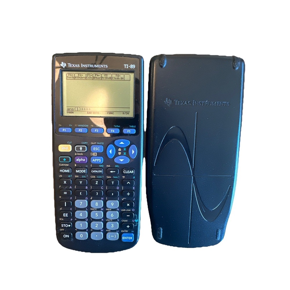 Texas Instruments Ti-89 Titanium Graphing Calculator Cover‎ TESTED New Batteries